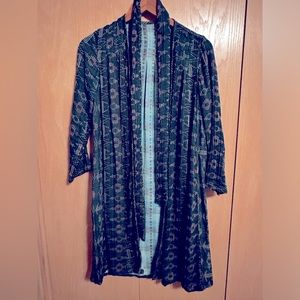 Ace & Jig Emerald Sky Camden Duster XS